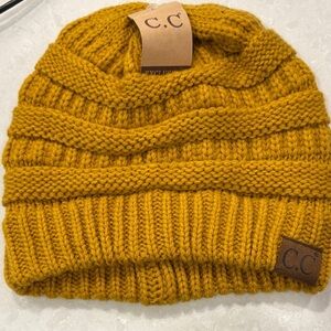 C.C Yellow Knit Hat